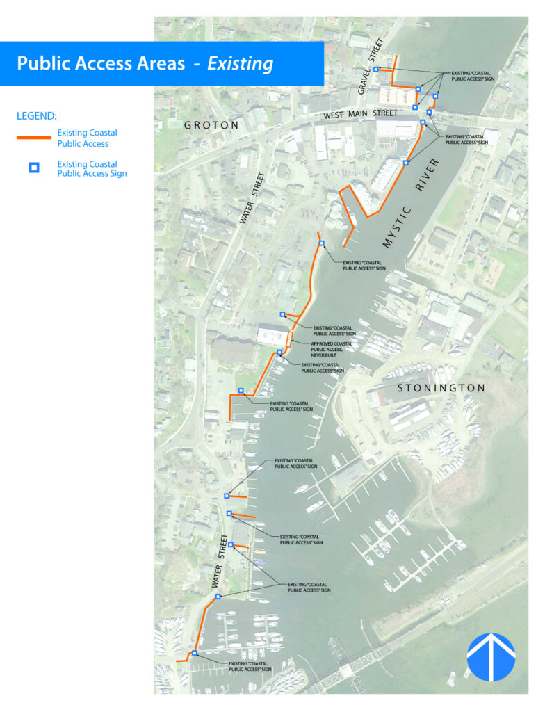 Existing Public Access Areas – Mystic Coastal Access Plan